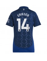 Manchester United Christian Eriksen #14 Bortedrakt Dame 2024-25 Korte ermer